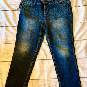 Simply Vera Vera Wang Dark Blue Skinny Jeans